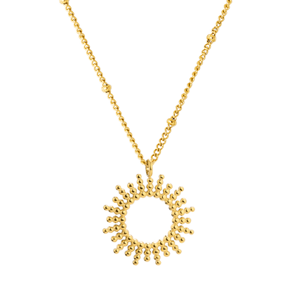 Sunny Beads Necklace Gold