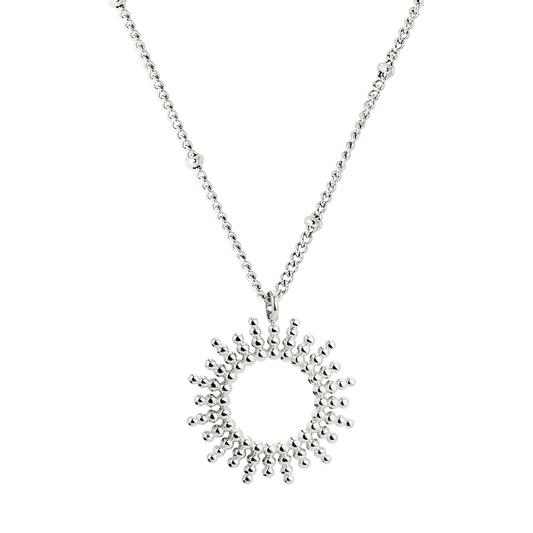 Sunny Beads Necklace Silver