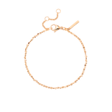 Tinsel Chain Bracelet Rose Gold