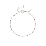 Tinsel Chain Bracelet Silver