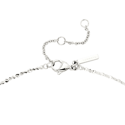 Tinsel Chain Necklace Silver