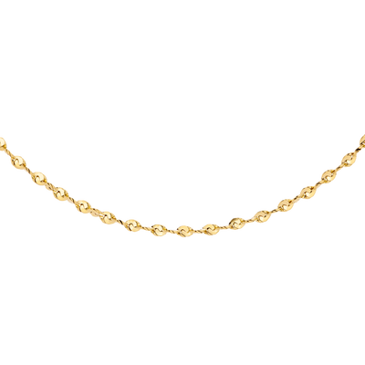 Tinsel Chain Necklace Gold