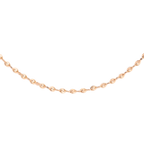 Tinsel Chain Necklace Rose Gold