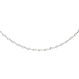 Tinsel Chain Necklace Silver