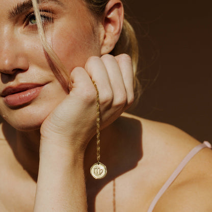 Zodiac Necklace – Virgo Gold