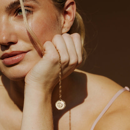 Zodiac Necklace – Virgo Rose Gold