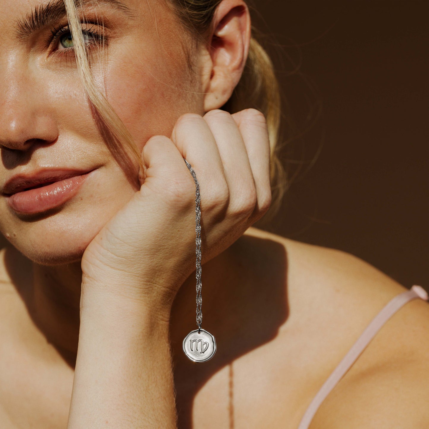 Zodiac Necklace – Virgo Silver