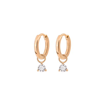 Blanco Lumbre Hoop Set Baby Rose Gold