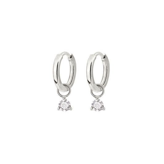 Blanco Lumbre Hoop Set Baby Silver
