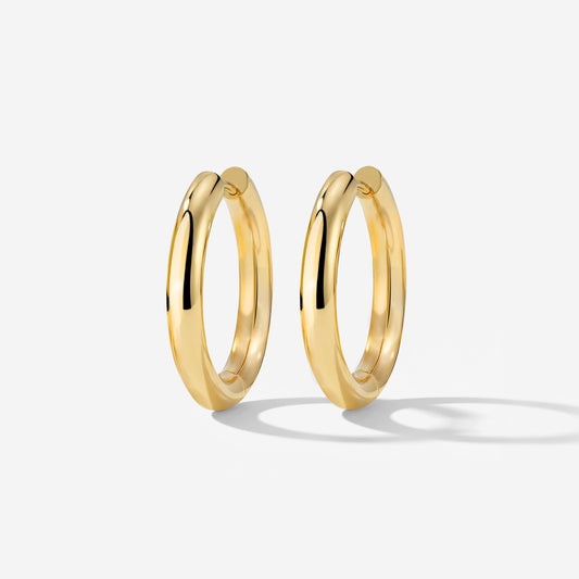 Chunky Hoopies Large Gold