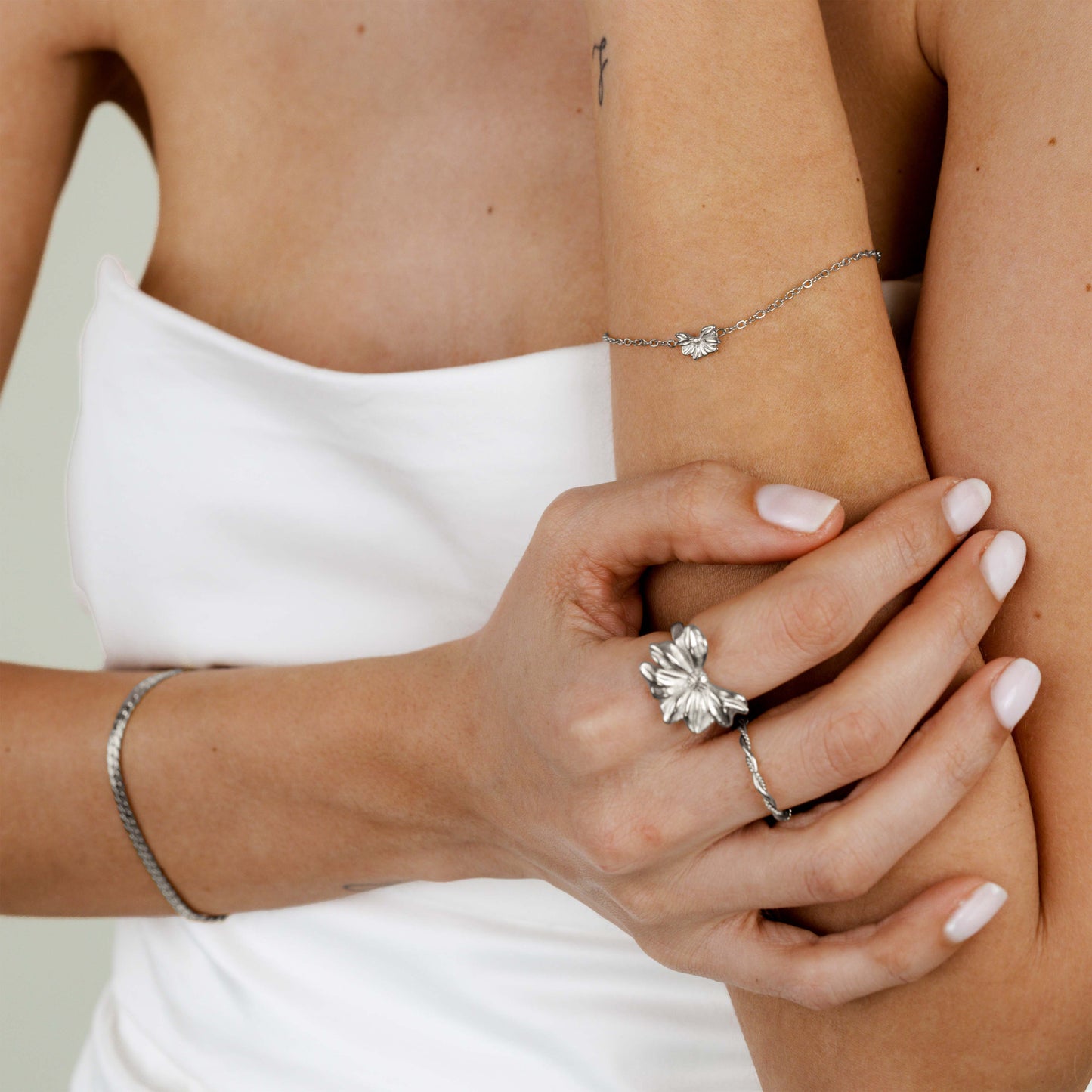 Eternal Bloom Bracelet Silver