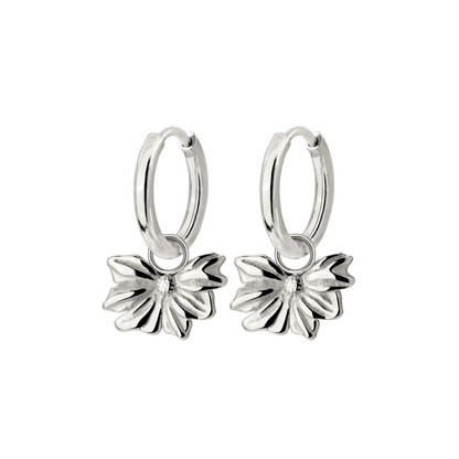 Eternal Bloom Hoop Set Small Silver