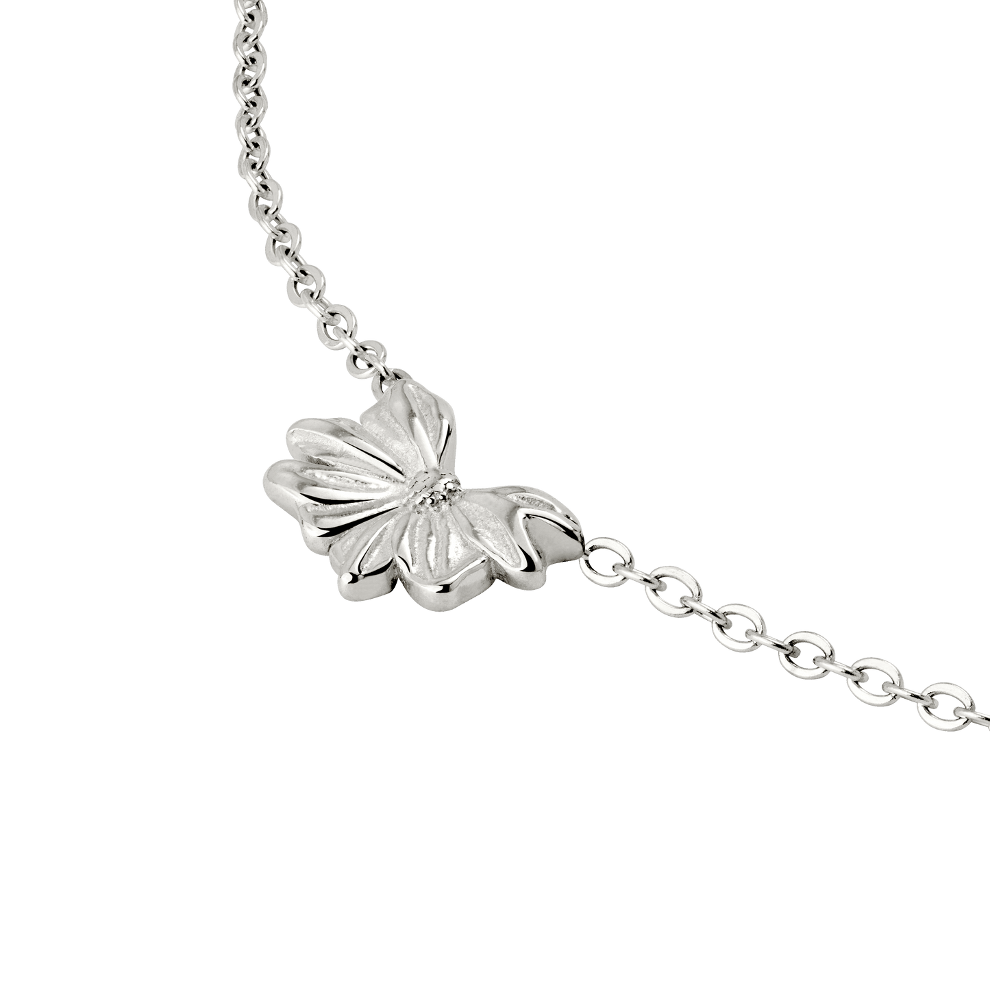 Eternal Bloom Necklace Silver