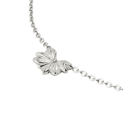 Eternal Bloom Necklace Silver