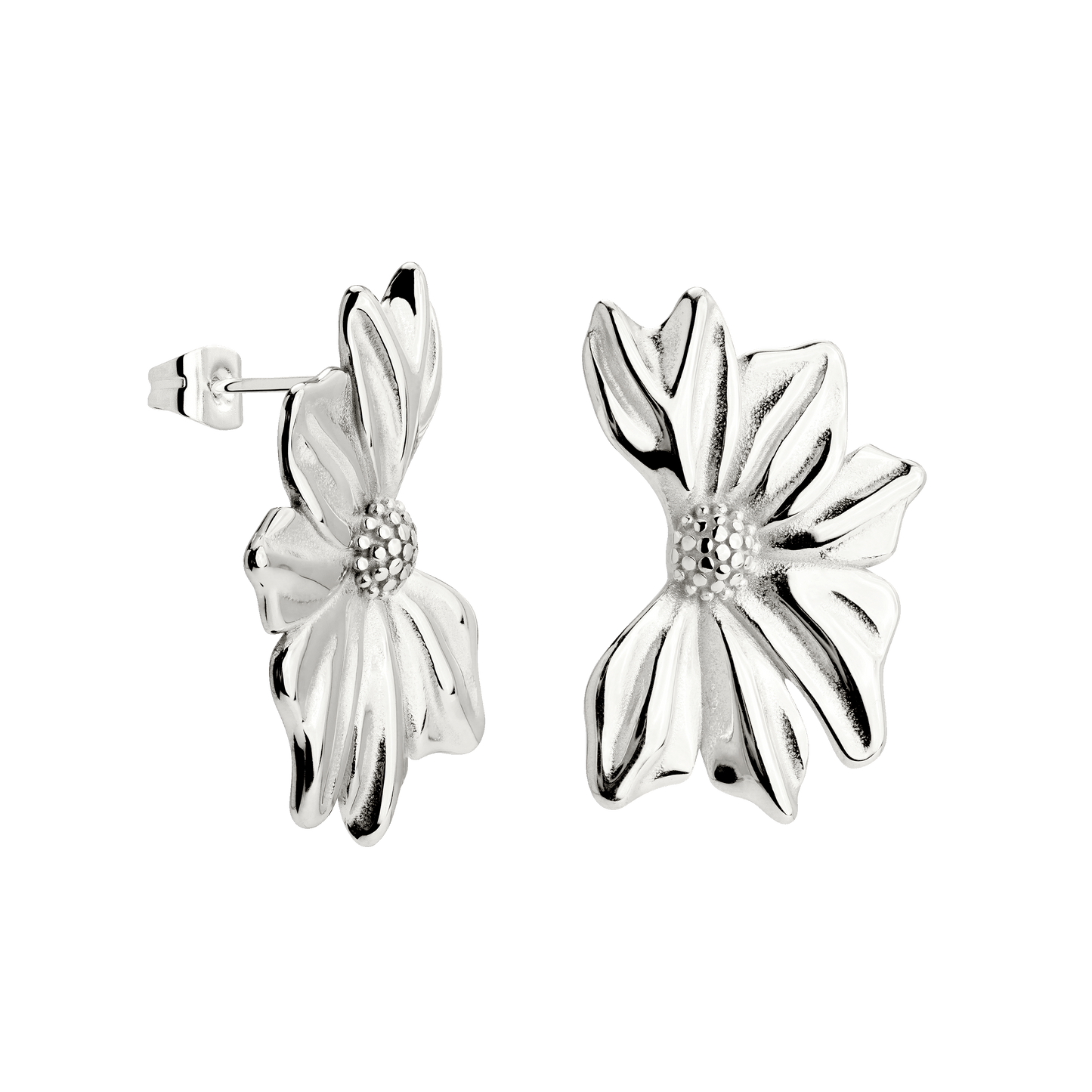 Eternal Bloom Studs Silver