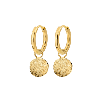 Everbloom Hoop Set Small Gold