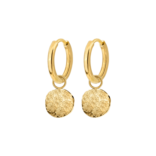 Everbloom Hoop Set Small Gold