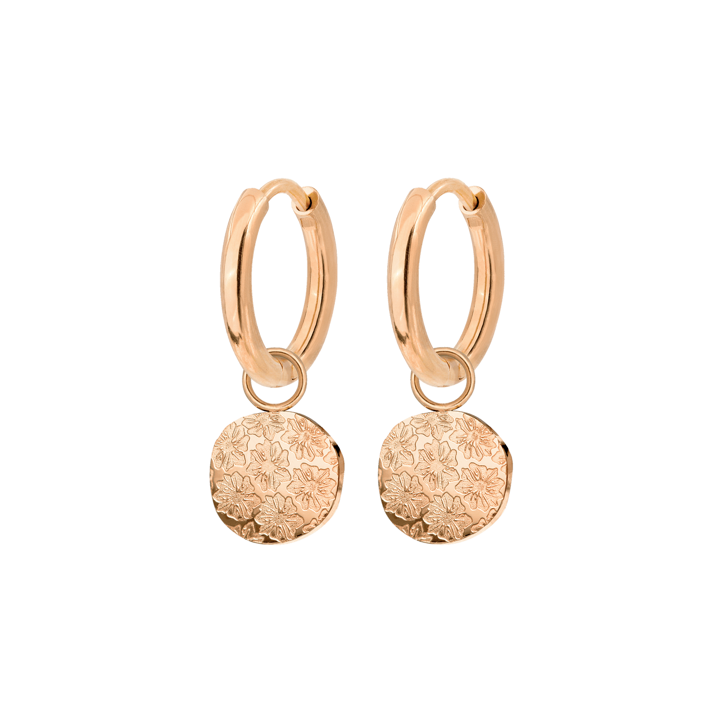 Everbloom Hoop Set Small Rose Gold
