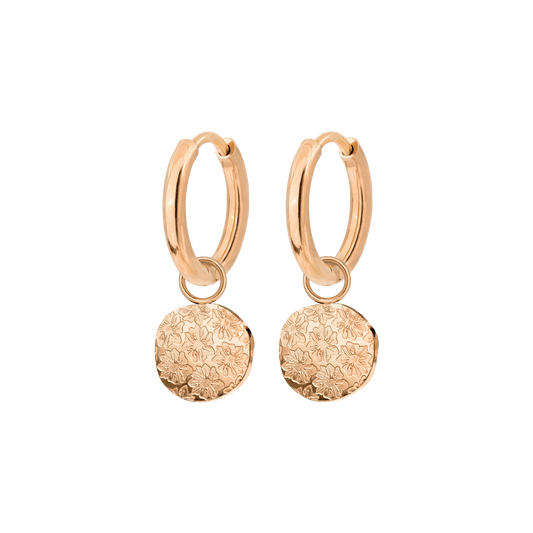 Everbloom Hoop Set Small Rose Gold