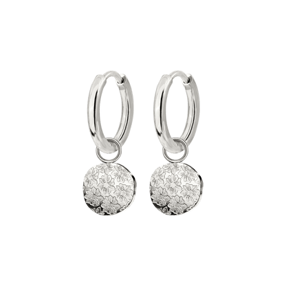 Everbloom Hoop Set Small Silver