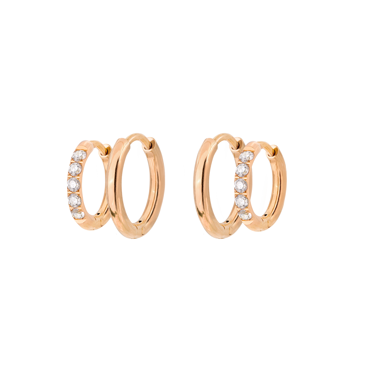 Glow 'n' Go Hoop Bundle Rose Gold