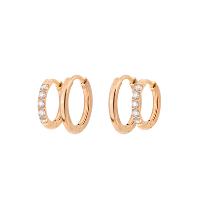 Glow 'n' Go Hoop Bundle Rose Gold