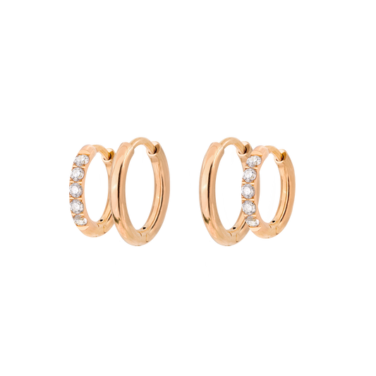 Glow 'n' Go Hoop Bundle Rose Gold