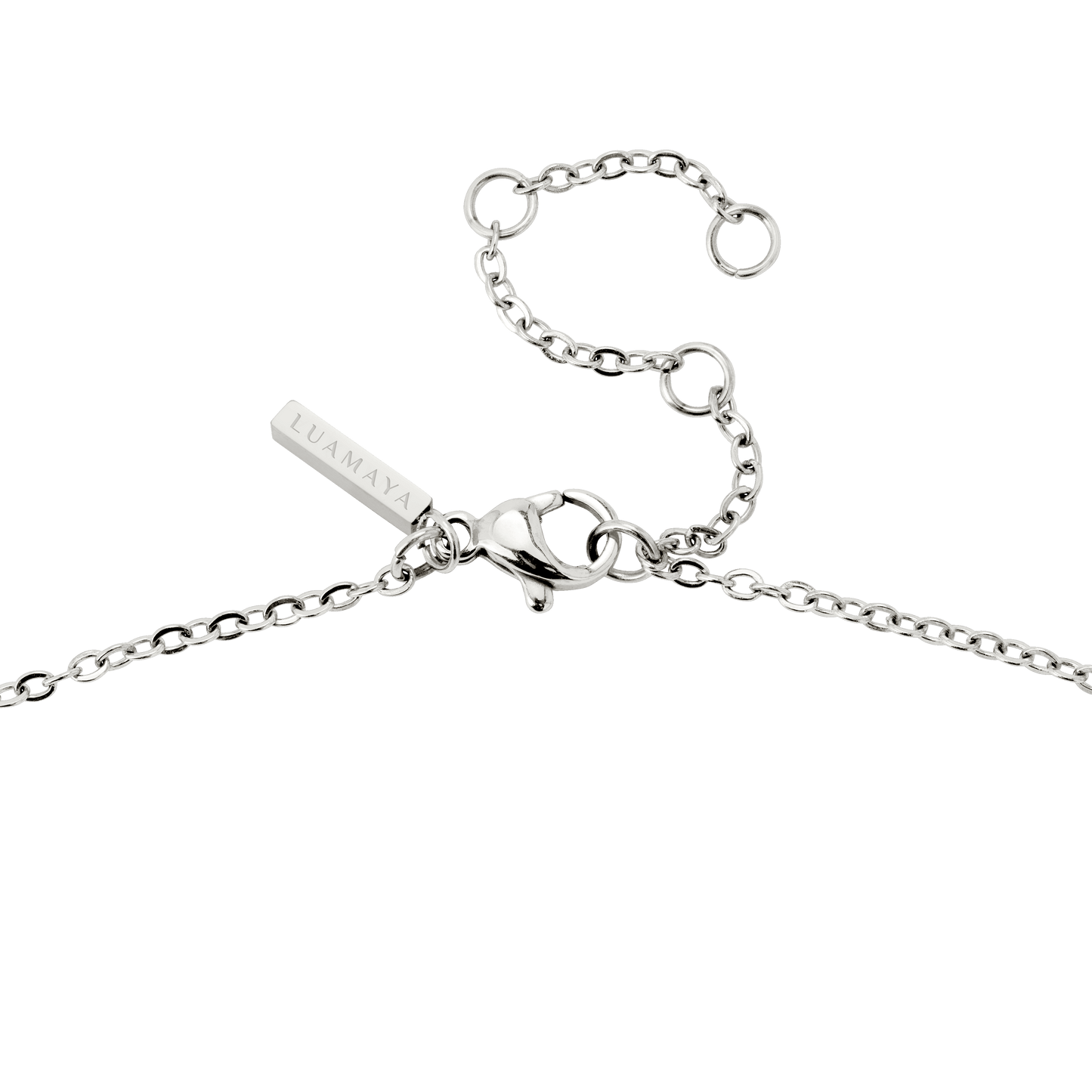 Petal Pearl Y-Necklace Silver