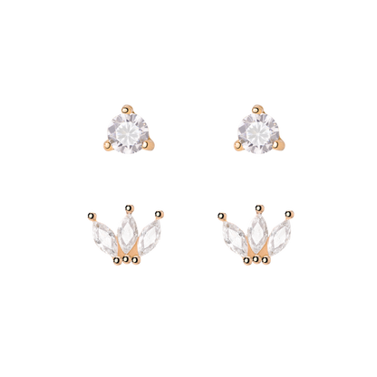 Royalty Stud Bundle Rose Gold