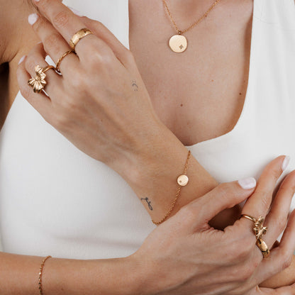 Spring Bling Bracelet Rose Gold