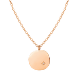Spring Bling Necklace Rose Gold