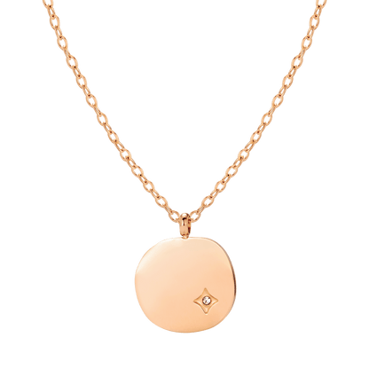 Spring Bling Necklace Rose Gold