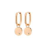 Spring Bling Oval Hoop Set Baby Rose Gold