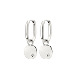 Spring Bling Oval Hoop Set Baby Silver