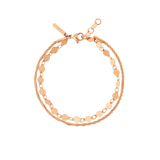 Timeless Ties Bracelet Rose Gold