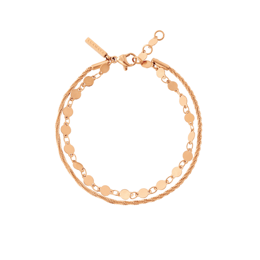 Timeless Ties Bracelet Rose Gold