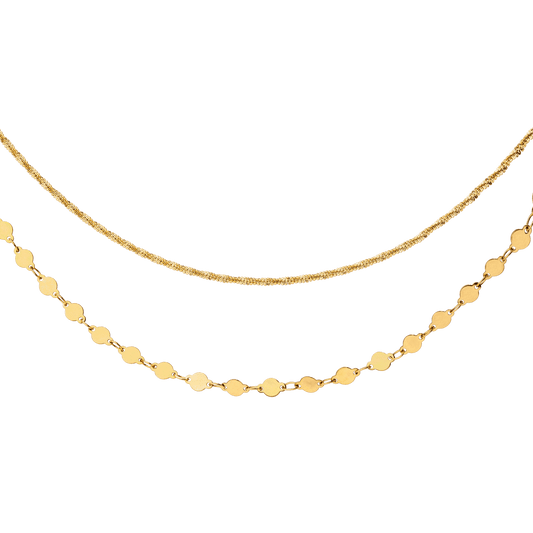 Timeless Ties Necklace Gold