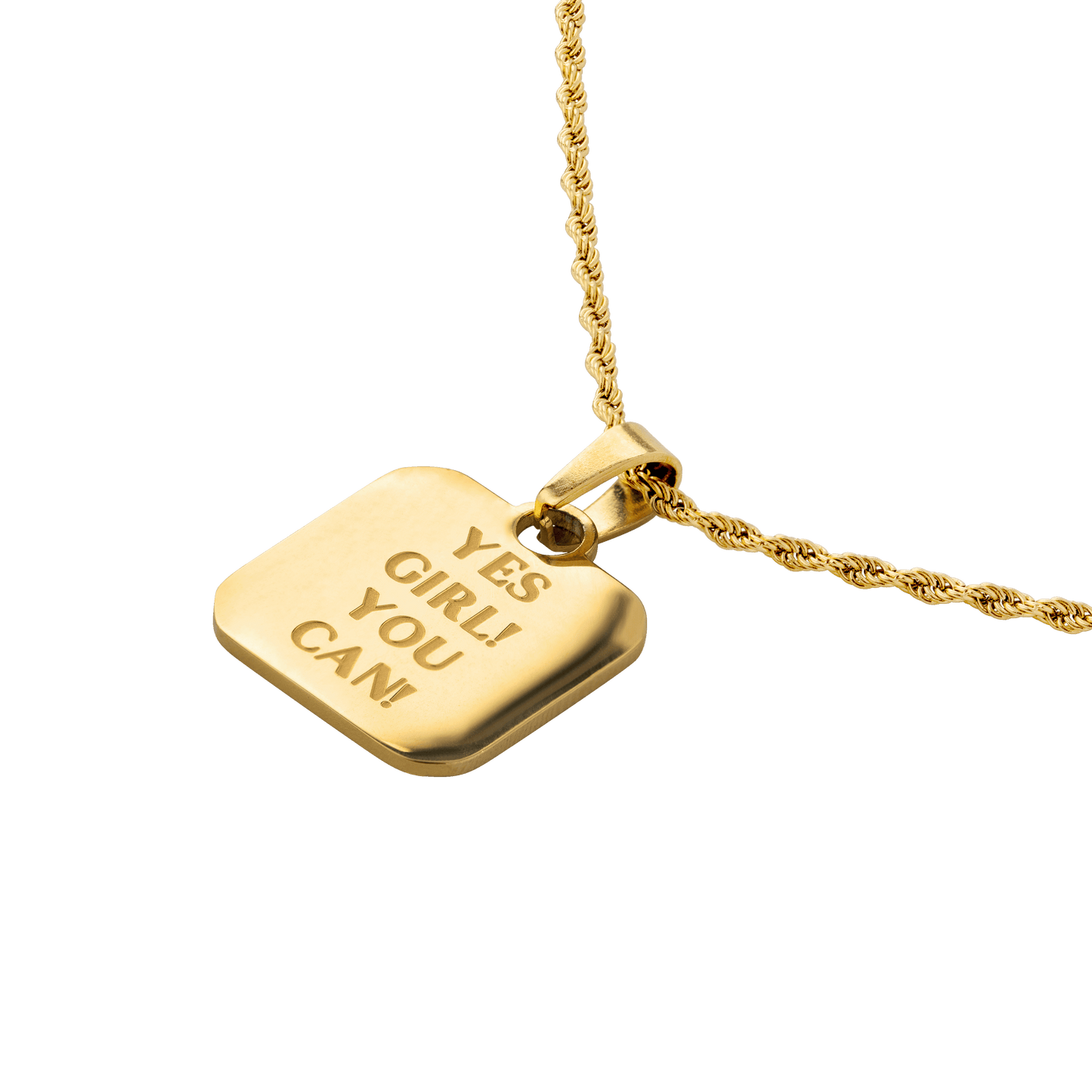 Yes girl! You can! Necklace Gold