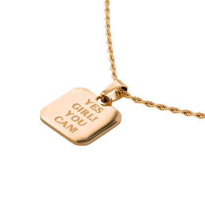 Yes girl! You can! Necklace Rose Gold