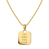 Yes girl! You can! Necklace Gold