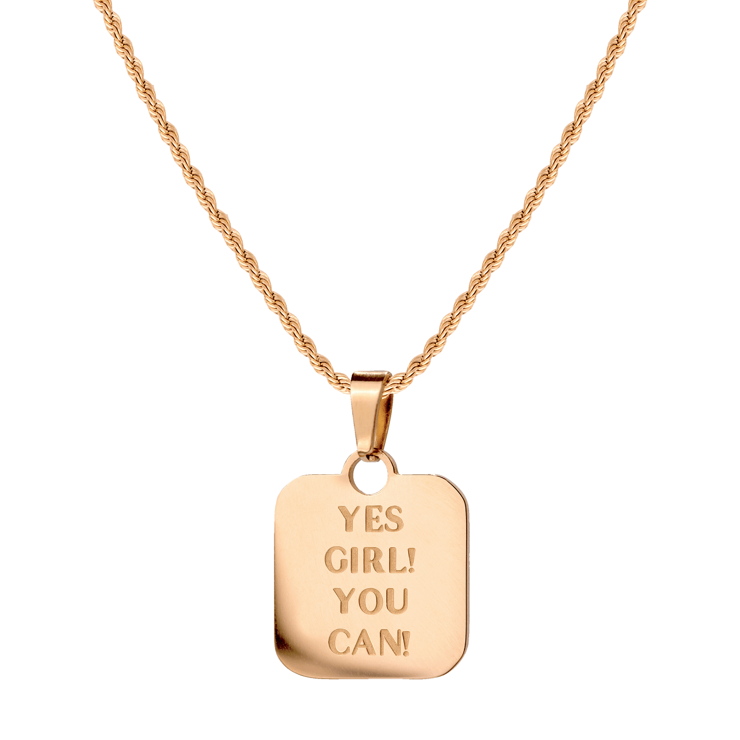 Yes girl! You can! Necklace Rose Gold