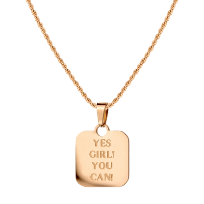 Yes girl! You can! Necklace Rose Gold
