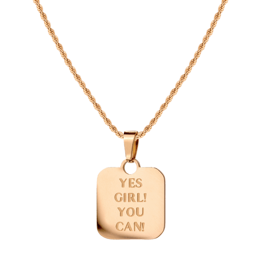 Yes girl! You can! Necklace Rose Gold
