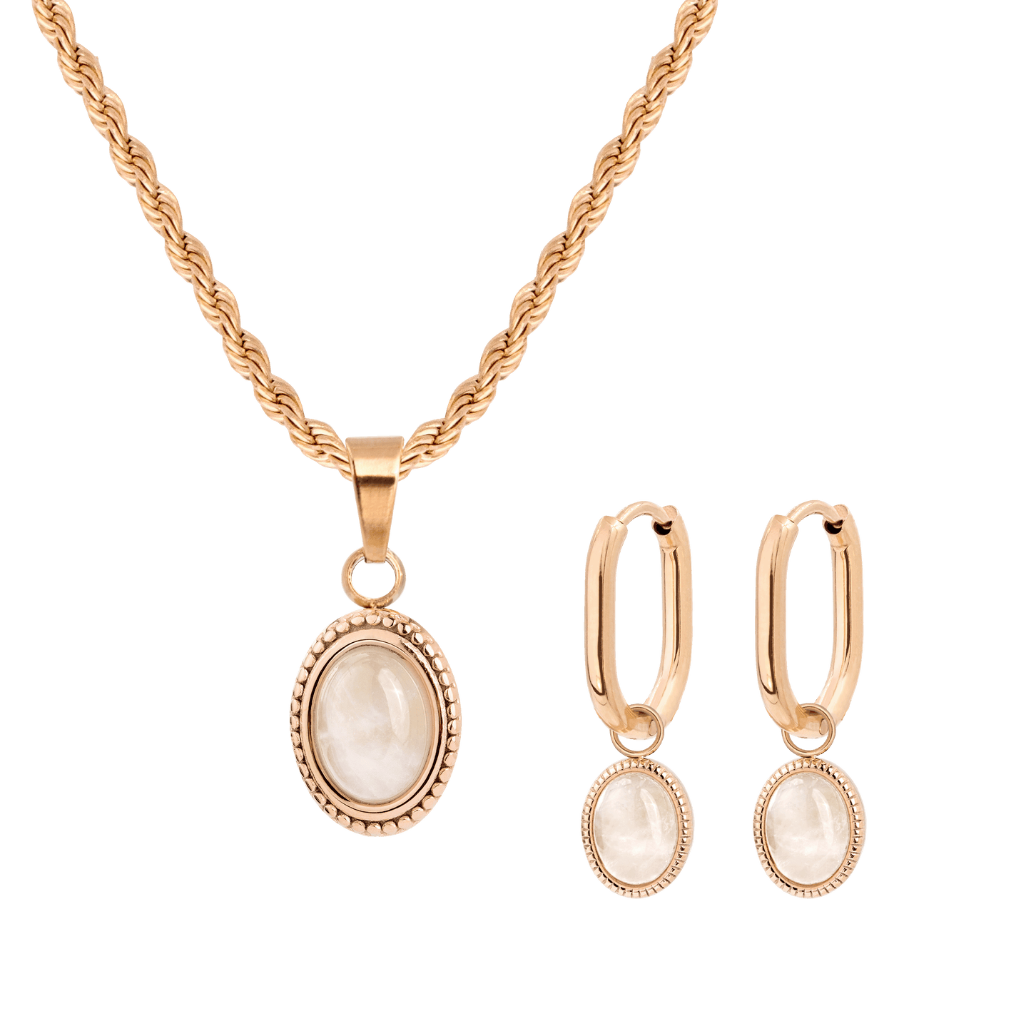 Blush Quartz Bundle Rose Gold