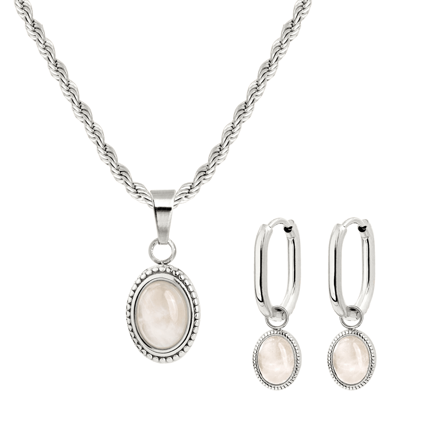 Blush Quartz Bundle Silver