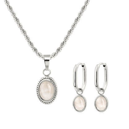 Blush Quartz Bundle Silver