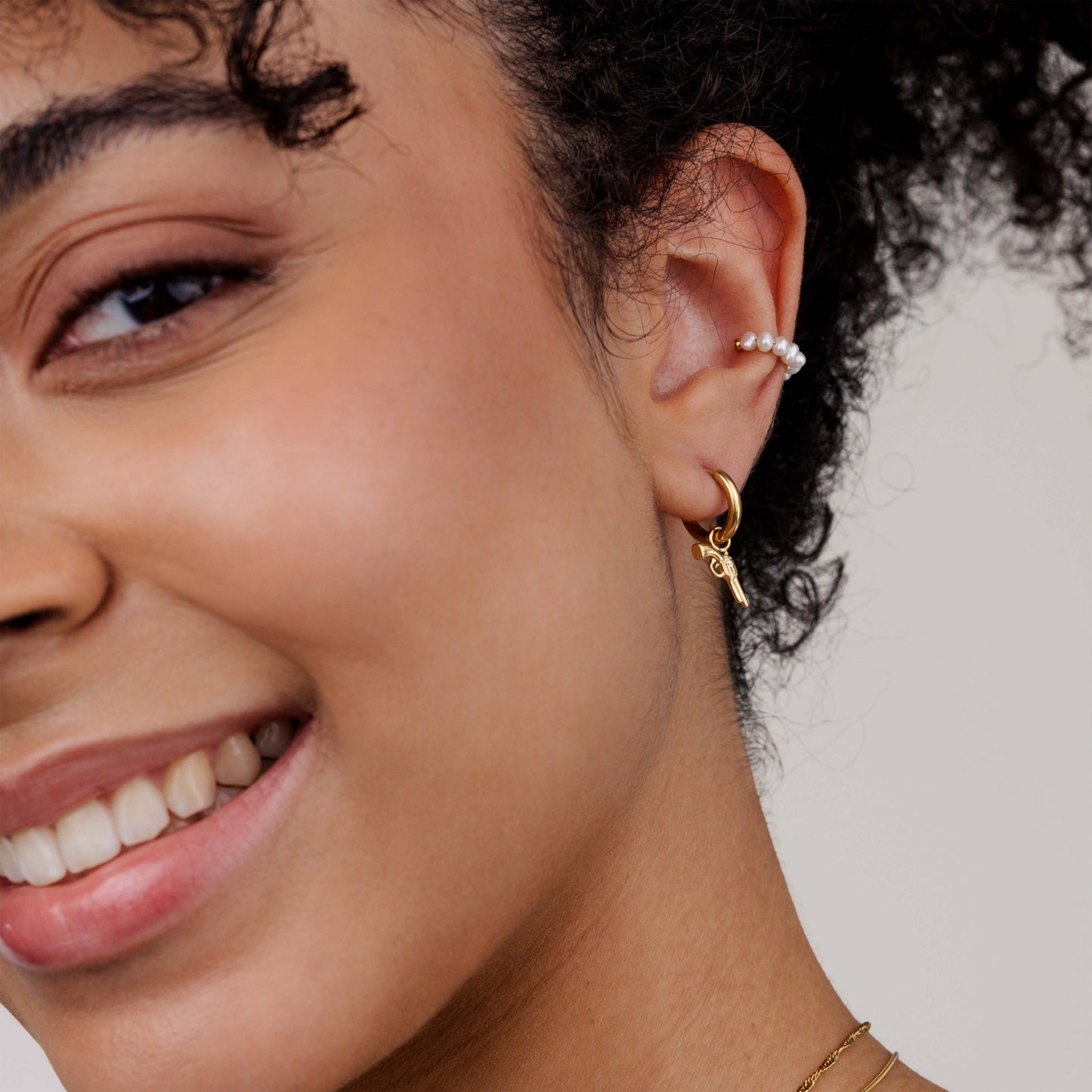 Bulletproof Hoop Set Baby Gold
