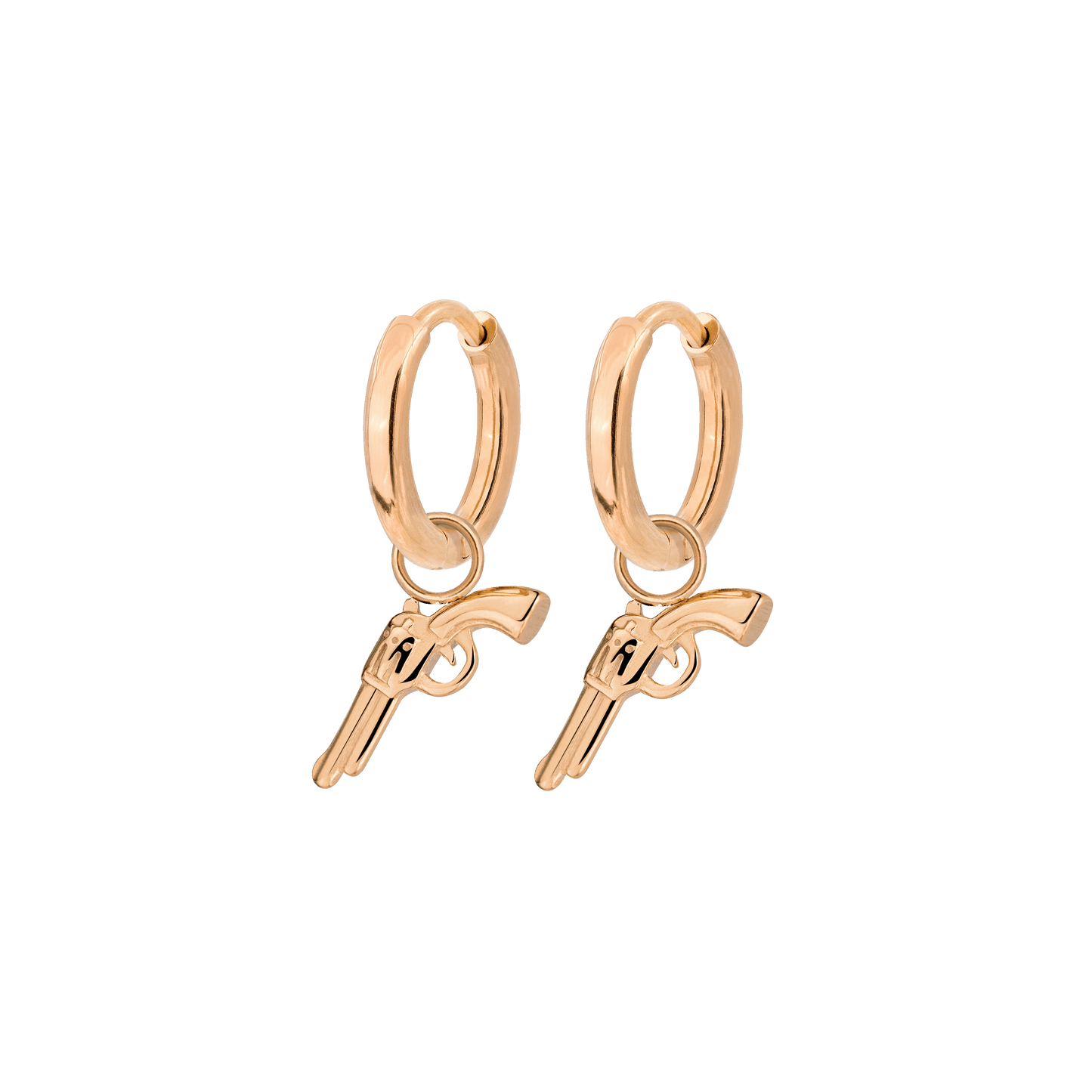 Bulletproof Hoop Set Baby Rose Gold