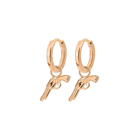 Bulletproof Hoop Set Baby Rose Gold