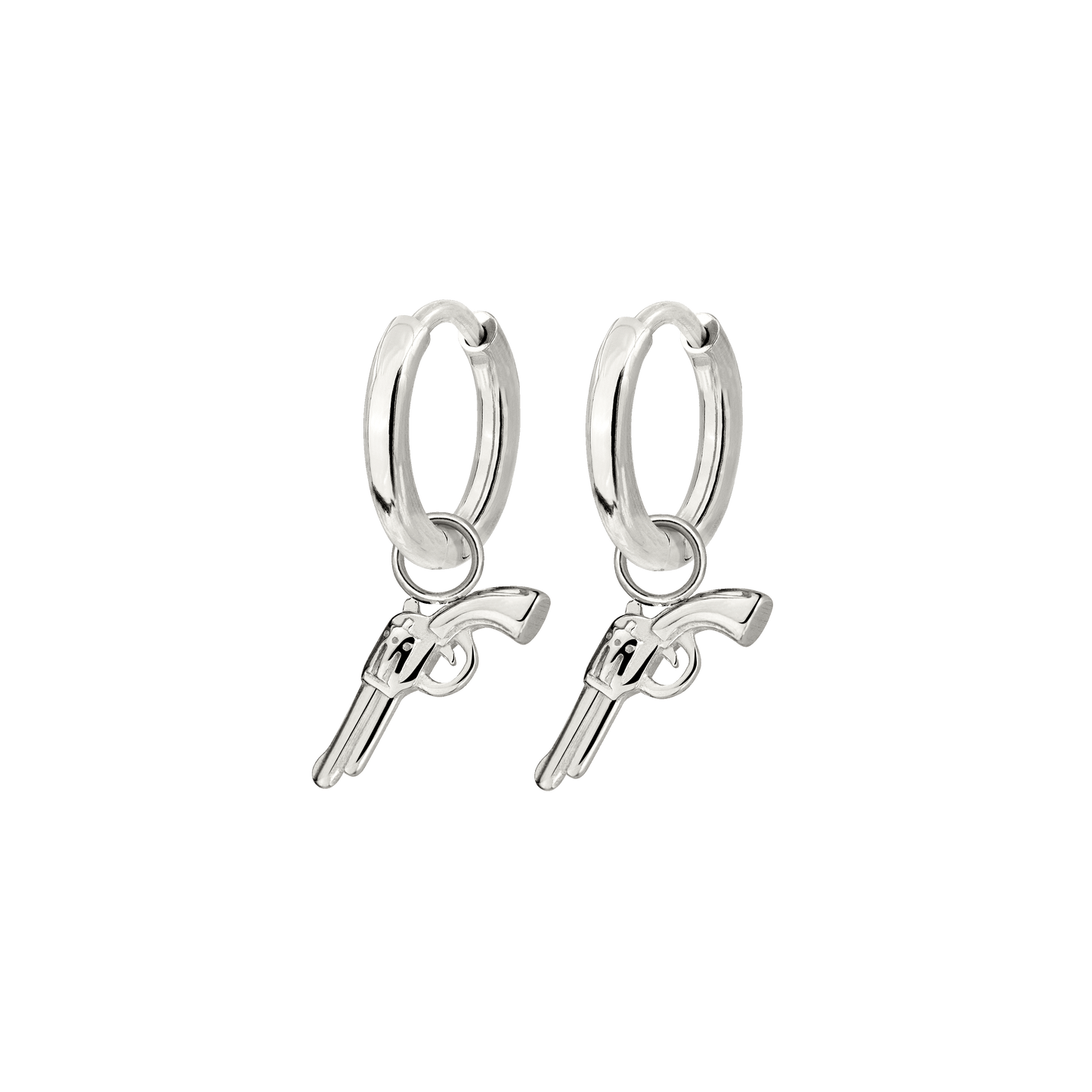 Bulletproof Hoop Set Baby Silver